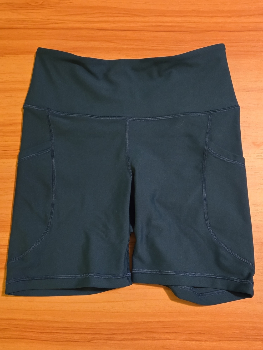 Old Navy High-Rise Bike Short Go-Dry Deep Teal